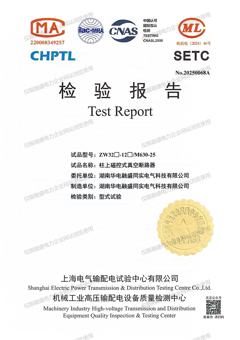 柱上真空断路器(磁控)-20250068A