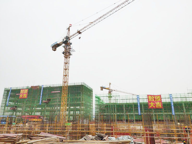 岳阳融盛实业公司“融盛电力成套设备生产项目2号、3号楼”封顶仪式圆满成功